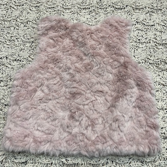 H&M Light Pink Kids Faux Fur Vest - Picture 3 of 3